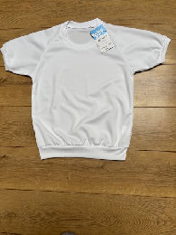 半袖クルーネックシャツ   白