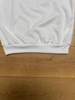 半袖クルーネックシャツ   白×紺