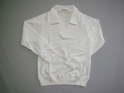 スクール用品通販 サカイ / 白長袖ダンネックシャツ